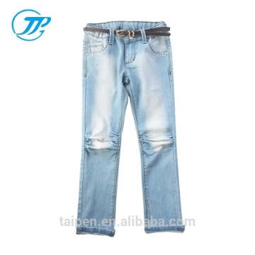 Fashion Kids Girls Denim Pant Casual Denim Jeans Pants Summer Collection