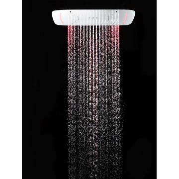 Cabezal de ducha LED de rociador cuadrado de baño