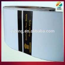 Thermal label for barcode