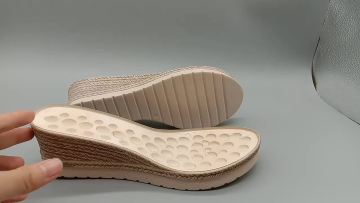 Eco-friendly PU Outsole Jute Sole Sandals Sole Wedge Sole