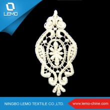 Whiite Guipure Lace Sequence Chantilly Lace