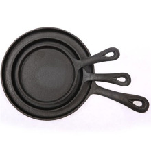 Cast iron steak skillet pan