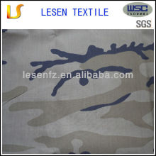Shanghai Lesen textile camouflage printed fabric,polyester cotton camouflage fabric for shorts,pants,camouflage clothing fabric