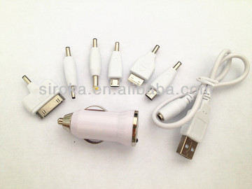 Universal travel USB adapter kit for charging different cellphones