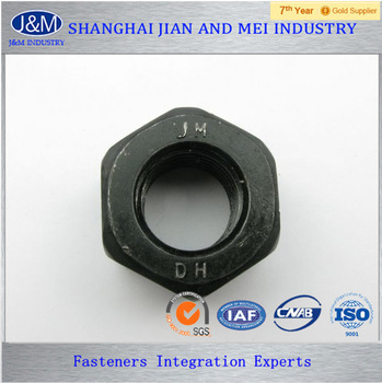 ASTM A563 Gr.DH heavy hex jam nut