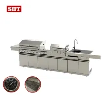 BBQ Stainless Steel Grills Outdoor Kitchen Cabinet