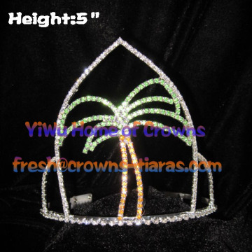 Summer Palm tree Pageant Crowns