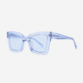 Vintage Butterfly Ultra-thin Acetate Female Sunglasses