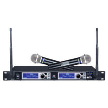 PLL and UHF 1000 Switchable Channels Wireless Microphone
