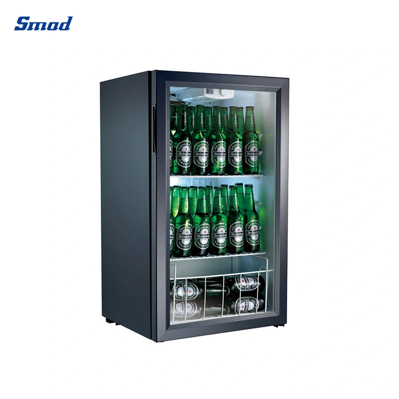 Smad OEM 3.5 Cu. FT Hot Wall Condenser Mini Size Showcase for Commercial Use