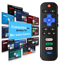 RC280 RC282 TV Remote Control Compatible with Roku, TCL, Hisense, Element, Insignia & JVC Smart TVs