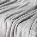 Cobertor fino cinza quente prata