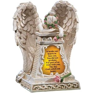Presente de simpatia nas estátuas do jardim de anjos