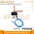 Válvula electromagnética de flujo mini FDF6A58 para aire acondicionado