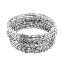 Chinese Manufacturer of Flat Wrap Straight Line Razor Barbed Wire Fences for Prison Boundary Protection