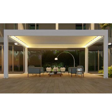 Motorized Aluminum Pergola for Outdoor Garden Tent and Gazebo