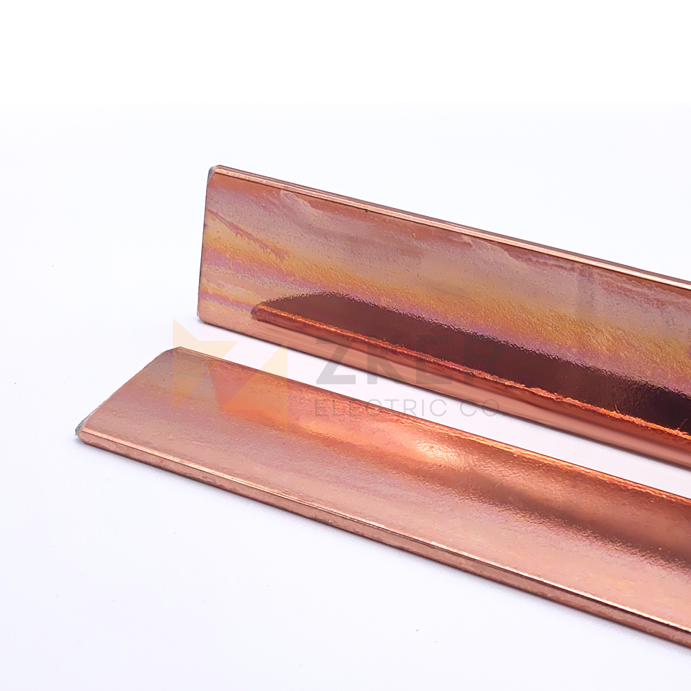 Copper bonded steel flat tape,copper clad steel bar for Grounding Lightning Protection