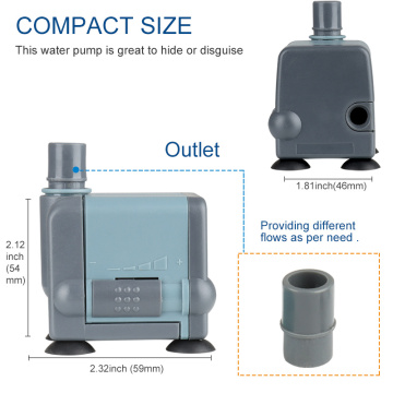 Mała pompa wodna QD-1900 do akwarium i sztucznej fontanny