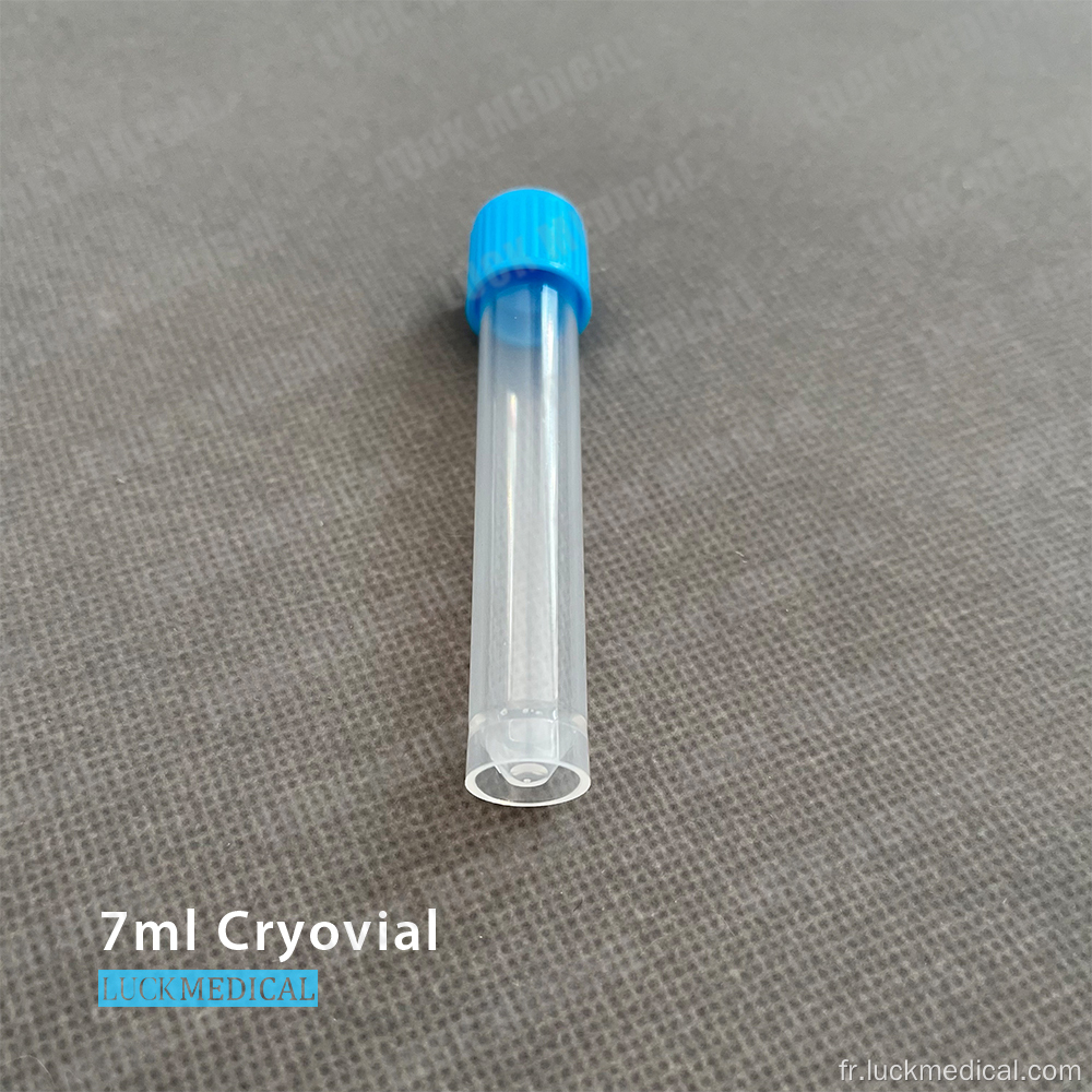 Cryotube externe 7 ml de congélateur FDA