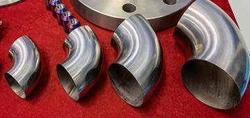 Elbows weld titanium pipe