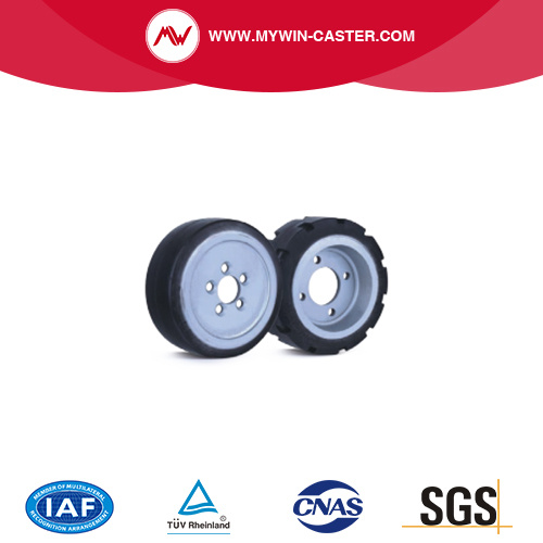 High-speed casters elastische rubberen casters