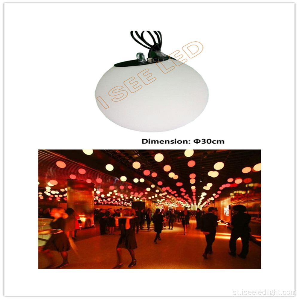 DMX Colourful Leetong Leetong la Ha Hanging 3D Ball Outdoor