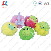 Cute animal mesh sponge united ball