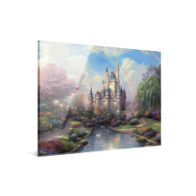 Customized Acrylic Landscape Paintings and Wall Art for Luxurious Home Decoration