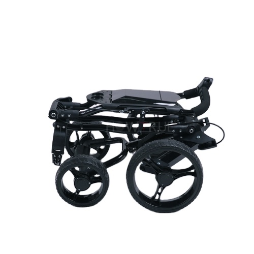 Carrello da golf pieghevole con chiave elettrica 4 ruote