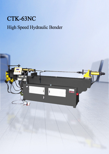 High speed hydraulic pipe bending machine