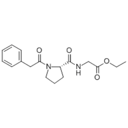 Ethyl-2 - [[(2S) -1- (2-phenylacetyl) pyrrolidin-2-carbonyl] amino] acetat CAS 157115-85-0