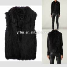 YR881 Tongxiang Fur Garment Factory Women New Arrival Knit Fox Fur Vest