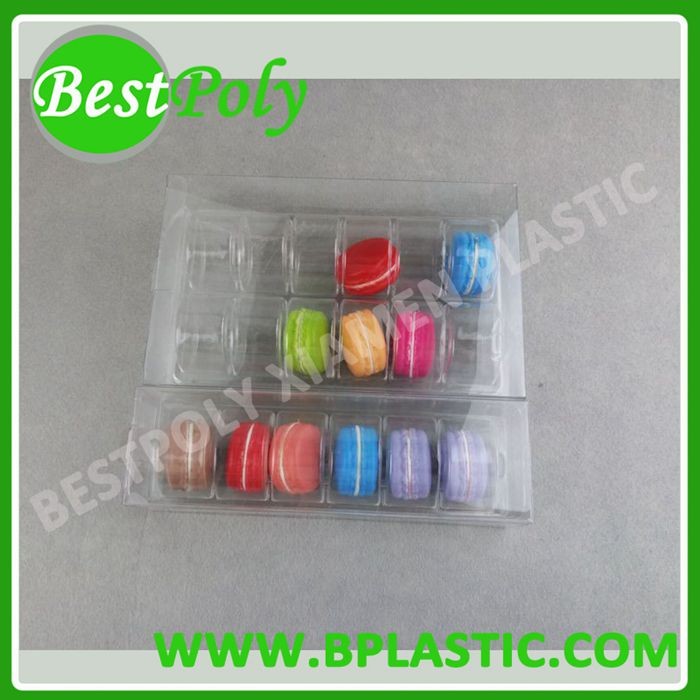 Clear macaron box for 6 and 12 macarons