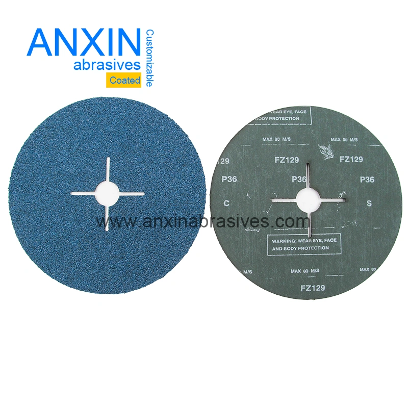 Zirconium Oxide Fiber Disc with Cross Hole