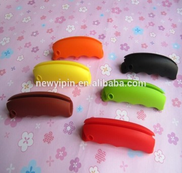 Promotion reusable silicone shopping bag handle shopping bag carrying handle accept customization