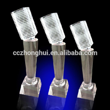 New arrival crystal glass microphone model