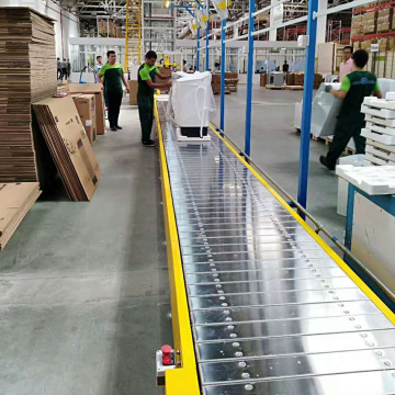 ການອອກແບບໃຫມ່ Slat Chain Conveyor Assembly Line