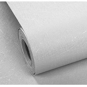 Silk Pattern White Textured Waterproof Peel and Stick Wallpaper