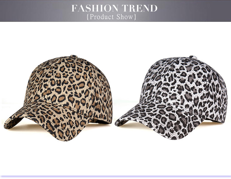 Leopard cap baseball cap man and woman (1)