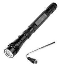 3 LED aluminium flashlight with flexible arm
