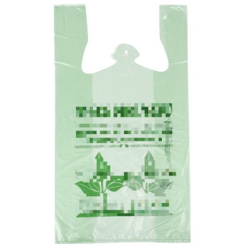 Bolsas de plástico desechables de vegetales y frutas con revestimiento impreso