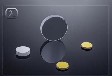 Silver Metallic Wall Mirror