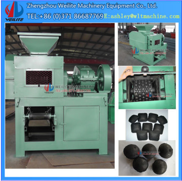 Factory Supply Large Capacity Coal Charcoal Powder Oval Shape Ball Briquette Press Machine