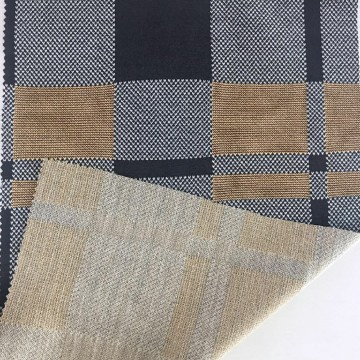 Plaid Jacquard Knit Fabric