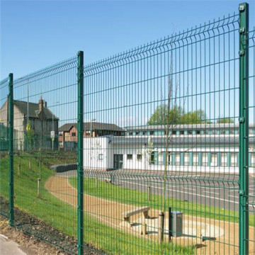 PVC Spraying Bending Metal Wire Mesh Fencing