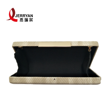 Fancy Gold Evening Clutch Box Clutch Bags