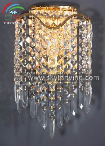 home decor led crystal wall lights