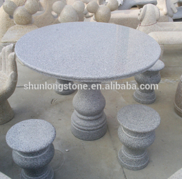 White granite table and chair,stone table and chair,granite bench