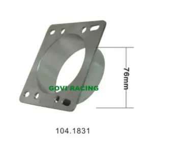 CNC Machined 76mm Car Air Intake Adapter