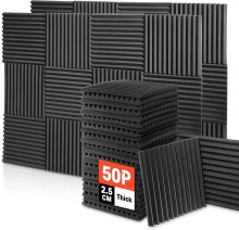 Professional BONNO Acoustic Foam Panels, Tiles & Wedges: Ultimate Solution for Soundproofing in Studios, Recording Rooms, Homes, and Offices